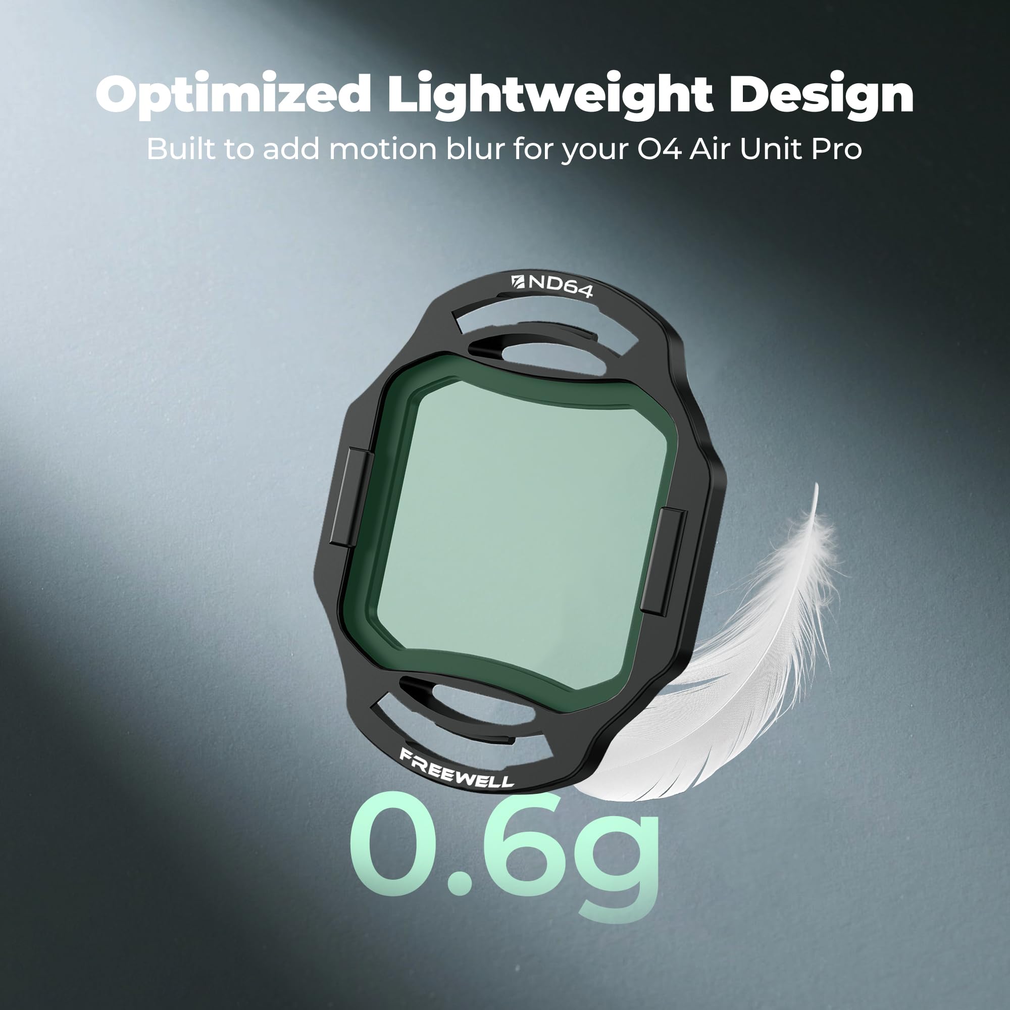 Freewell ND Filter 4-Pack for DJI O4 Air Unit Pro–ND8, ND16, ND32, ND64–Reduce Shutter Speed for Smooth, Cinematic Footage - Image 4